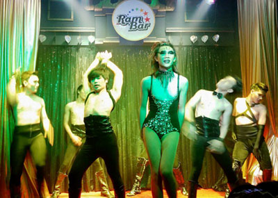 all action cabaret show at ram bar chiangmai